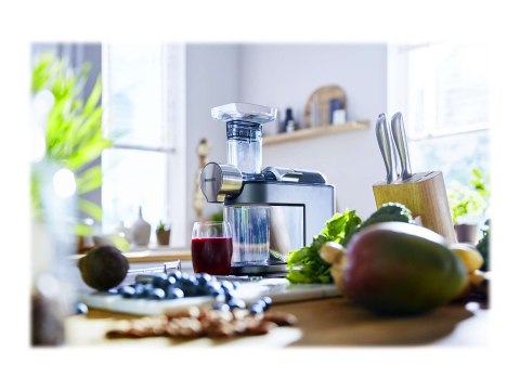 Philips HR1949/20 | Type Slow Juicer | Grey | 200 W | Extra large fruit input | Number of speeds 1 | 300 RPM