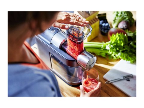 Philips HR1949/20 | Type Slow Juicer | Grey | 200 W | Extra large fruit input | Number of speeds 1 | 300 RPM