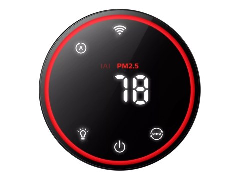 Philips | Oczyszczacz powietrza | AC1715/11 | Odpowiedni do pomieszczeń do 78 m² | Czarny