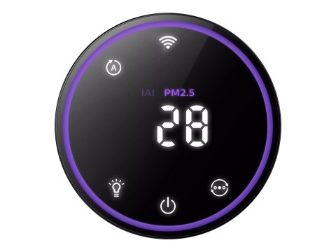 Philips | Oczyszczacz powietrza | AC1715/11 | Odpowiedni do pomieszczeń do 78 m² | Czarny