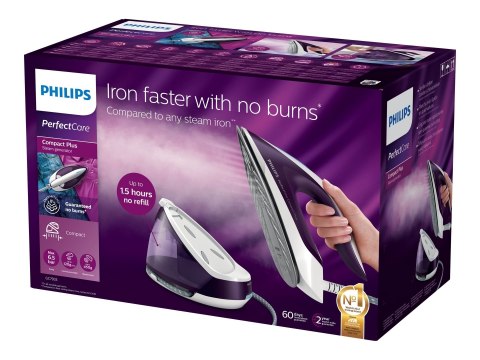 Philips | System do prasowania | GC7933/30 PerfectCare Compact Plus | 2400 W | 1,5 L | 6,5 bar | Automatyczne wyłączanie | Funkc