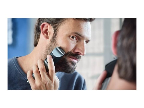Philips | Trymer do brody | BT9810/15 | Bezprzewodowy i przewodowy | Liczba kroków długości 30 | Dokładność kroku 0,4 mm | Czarn