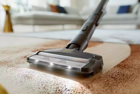 Philips | Vacuum cleaner | XC8349/01	Aqua Plus | Cordless operating | Handstick | - W | 25 V | Operating time (max) 80 min | Bla