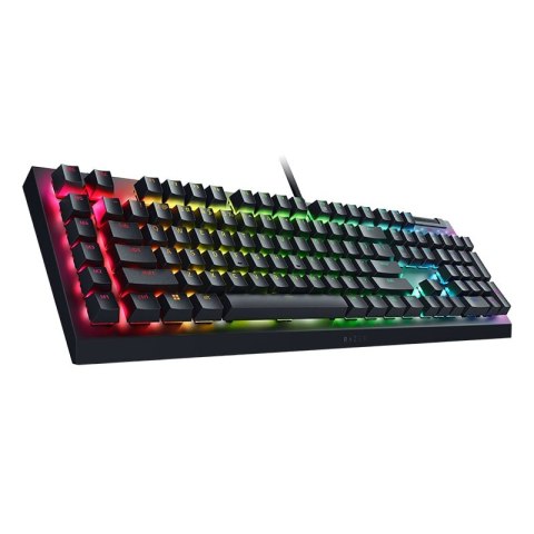 Razer | Mechaniczna klawiatura do gier | BlackWidow V4 X | Mechaniczna klawiatura do gier | Przewodowa | USA | Czarna | Żółte pr