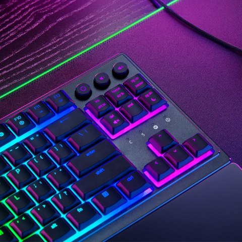 Razer | Ornata V3 Tenkeyless | Gaming Keyboard | Przewodowa | Rosyjska | Czarna