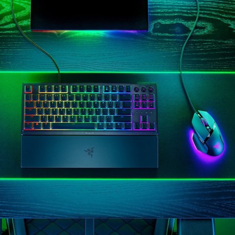 Razer | Ornata V3 Tenkeyless | Gaming Keyboard | Przewodowa | Rosyjska | Czarna