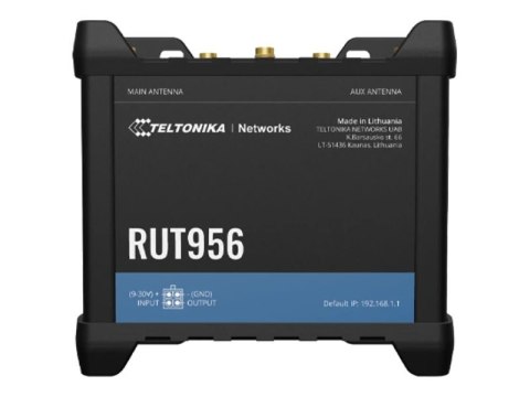 Router przemysłowy | RUT956 | 802.11n | 10/100 Mbit/s | Porty Ethernet LAN (RJ-45) 4 | Obsługa sieci Mesh Nie | MU-MiMO Nie | 2G