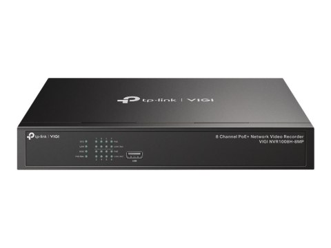 Sieciowy rejestrator wideo TP-LINK | PoE+ | VIGI NVR1008H-8MP | 1 | 8-kanałowy