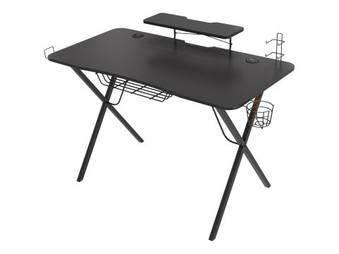 Stół Gamingowy Genesis Holm 300 RGB - Prostokątny z zaokrąglonymi rogami