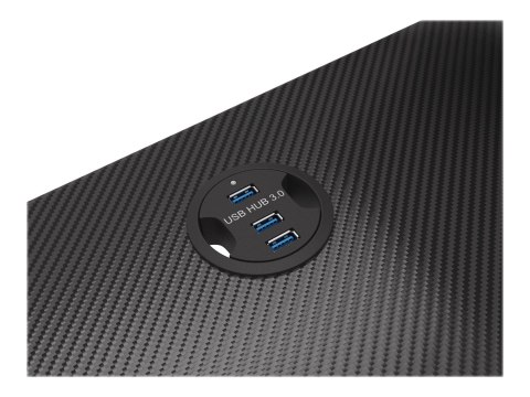 Stół Gamingowy Genesis Holm 300 RGB - Prostokątny z zaokrąglonymi rogami