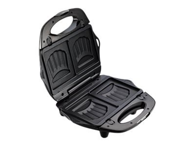 TEFAL | Opiekacz do kanapek | SW614831 | 700 W | Liczba płyt 3 | Czarny/stal nierdzewna