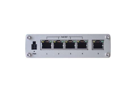 Teltonika | Industiral POE+ Swith | TSW100 | Unmanaged | Desktop | Porty 1 Gb/s (RJ-45) w ilości 5 | Porty PoE w ilości 4 | Port