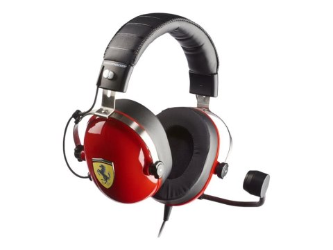 Thrustmaster | Gaming Headset | T Racing Scuderia Ferrari Edition | Przewodowy | Nauszny | Redukcja szumów | Czerwony/czarny