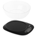 Adler Kitchen Scale with a bowl | MS 3179b | Graduation 1 g | Display type LCD | Black