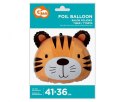Balon foliowy Tygrys, 41x36 cm