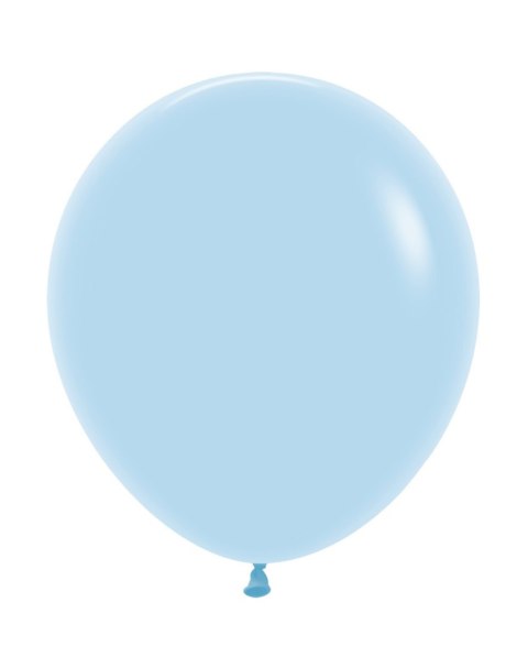 Balony lateksowe Sempertex, Pastel Matte Blue, 45cm, 25 szt.