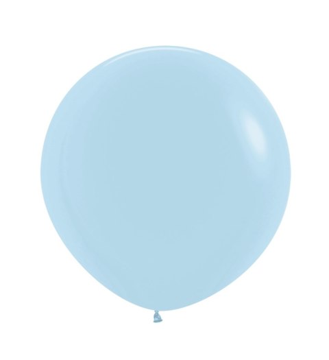 Balony lateksowe Sempertex, Pastel Matte Blue, 60cm, 10 szt.