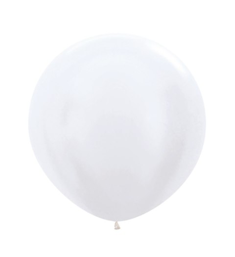 Balony lateksowe Sempertex, Pearl White, 60cm, 10 szt.