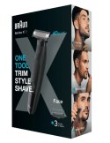 Braun Beard Trimmer | Series XT 3100 | Cordless | Number of length steps 3 | Black