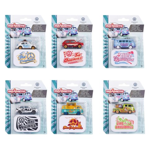 Majorette: VW Deluxe Cars, 6 rodz