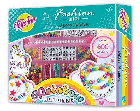 Rainbow Letters - Zestaw koralików | Toys Inn
