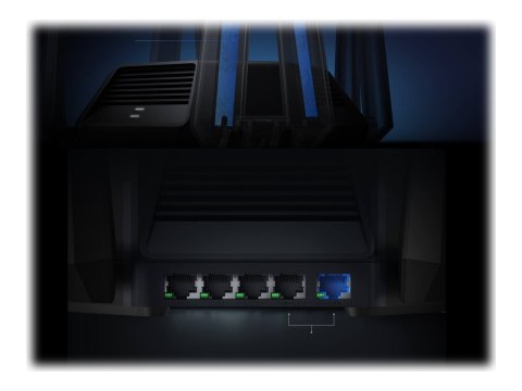 Trójzakresowy router bezprzewodowy Wi-Fi 6 | Mi AX9000 | 802.11ax | 4804+2402+1148 Mbit/s | 10/100/1000/2500 Mbit/s | Porty Ethe