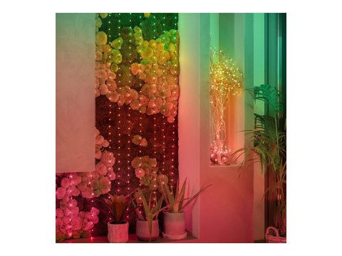 Twinkly Candies 200 Pearl-shaped RGB LEDs, Green Wire, USB-C|Twinkly