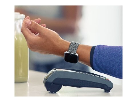 Versa | Inteligentny zegarek | NFC | Kolorowy wyświetlacz LCD | Ekran dotykowy | Monitorowanie aktywności 24/7 | Wodoodporny | B