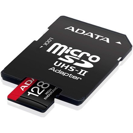 ADATA | AUSDX128GUI3V30SHA2-RA1 Karta pamięci | 128 GB | MicroSDXC | Pamięć flash klasy 10 | Adapter