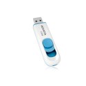 ADATA | C008 | 64 GB | USB 2.0 | Biały/Niebieski