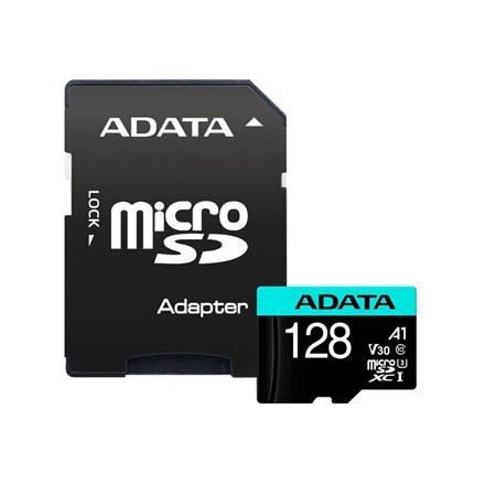 ADATA | Premier Pro | UHS-I U3 | 128 GB | micro SDXC | Pamięć flash klasy 10 | z adapterem