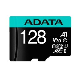 ADATA | Premier Pro | UHS-I U3 | 128 GB | micro SDXC | Pamięć flash klasy 10 | z adapterem