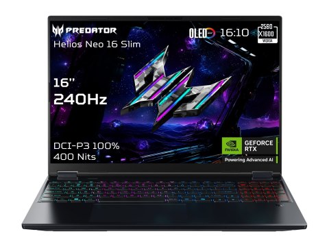 Acer Predator Helios Neo 16S AI OLED PHN16S-71-96S5 16" FHD i9-275HX/32GB/1000GB/NVIDIA GF RTX 5070 Ti/Win11/ENG kbd/Black/2 lat