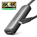 Adapter AXAGON RVC-HI8KPD USB-C -> HDMI 2.1, 8K/60Hz, 4K/144Hz, HDR10+, PD 100W | AXAGON