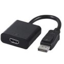 Adapter wideo Gembird | 19-pinowe HDMI typu A | żeńskie | 20-pinowe DisplayPort | męskie | czarne | 0,1 m