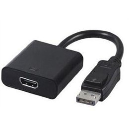 Adapter wideo Gembird | 19-pinowe HDMI typu A | żeńskie | 20-pinowe DisplayPort | męskie | czarne | 0,1 m