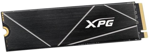 ADATA | XPG Gammix S70 BLADE | 512 GB | Format SSD M.2 2280 | Interfejs SSD PCIe Gen4x4 | Prędkość odczytu 7400 MB/s | Prędkość