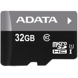 ADATA Premier | Karta pamięci flash | 32 GB | Karta pamięci microSDHC UHS-I | Klasa prędkości UHS Class 1 / Class10