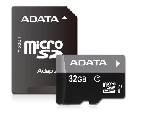 ADATA Premier | Karta pamięci flash | 32 GB | Karta pamięci microSDHC UHS-I | Klasa prędkości UHS Class 1 / Class10