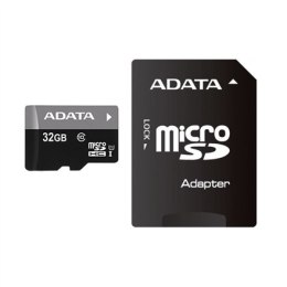 ADATA Premier | Karta pamięci flash | 32 GB | Karta pamięci microSDHC UHS-I | Klasa prędkości UHS Class 1 / Class10