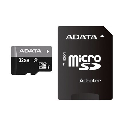 ADATA Premier | Karta pamięci flash | 32 GB | Karta pamięci microSDHC UHS-I | Klasa prędkości UHS Class 1 / Class10