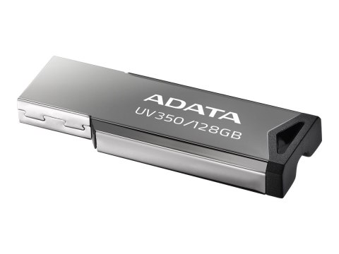 ADATA | USB Flash Drive | UV350 | 128 GB | USB 3.2 | Srebrny