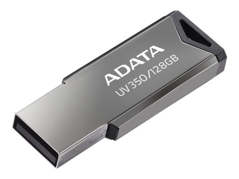 ADATA | USB Flash Drive | UV350 | 128 GB | USB 3.2 | Srebrny