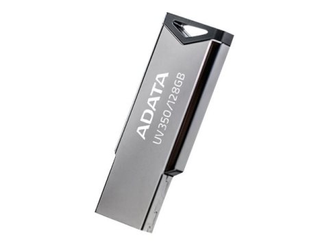 ADATA | USB Flash Drive | UV350 | 128 GB | USB 3.2 | Srebrny
