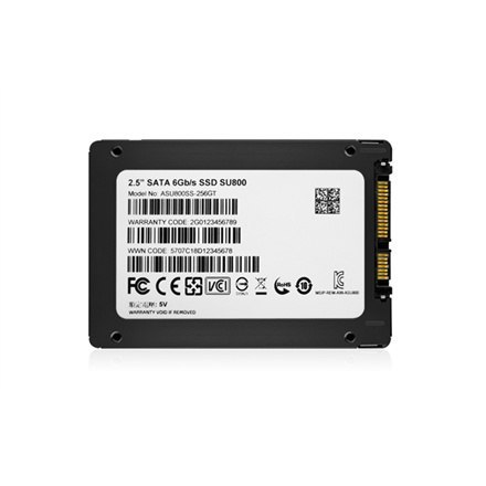 ADATA Ultimate | Dysk półprzewodnikowy | 256 GB | SU800 | 2,5" | SATA 6 Gb/s