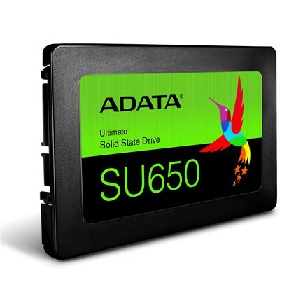 ADATA | Ultimate SU650 | 512 GB | Format dysku SSD 2,5" | Interfejs SSD SATA 6 Gb/s | Prędkość odczytu 520 MB/s | Prędkość zapis