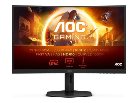 AOC Gaming CQ27G4X 27", 2560x1440/1ms/300cd/m², HDMI, DisplayPort, Headphone Out
