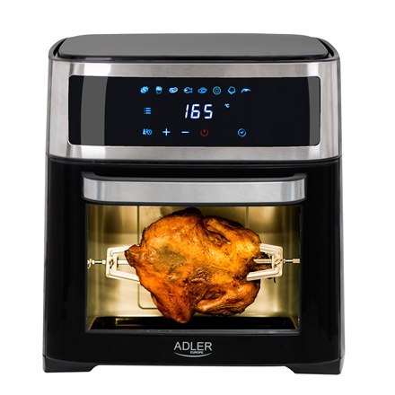 Adler | Airfryer Oven | AD 6309 | Moc 1700 W | Pojemność 13 L | Stal nierdzewna/czarny