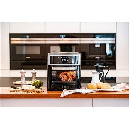Adler | Airfryer Oven | AD 6309 | Moc 1700 W | Pojemność 13 L | Stal nierdzewna/czarny