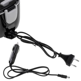 Adler | Elektryczny pojemnik na lunch z 5 litrową torbą termiczną | AD 4521 | 1 L | Czarny | Pokrywka w zestawie